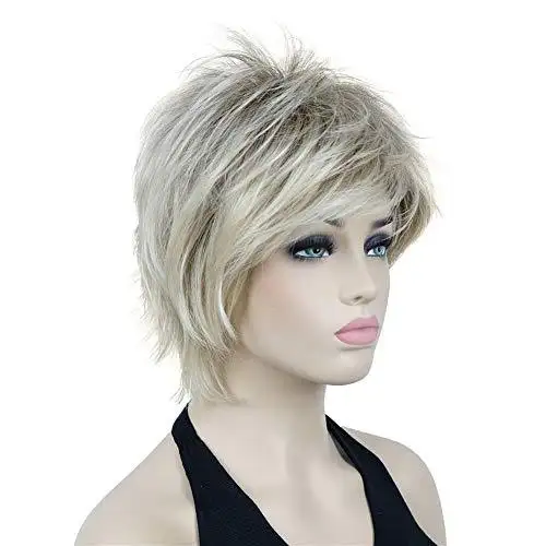 Angie Short Layered Synthetic Wig - Image 34