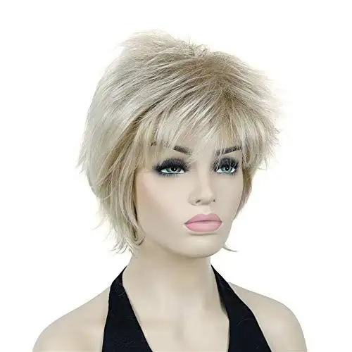Angie Short Layered Synthetic Wig - Image 39