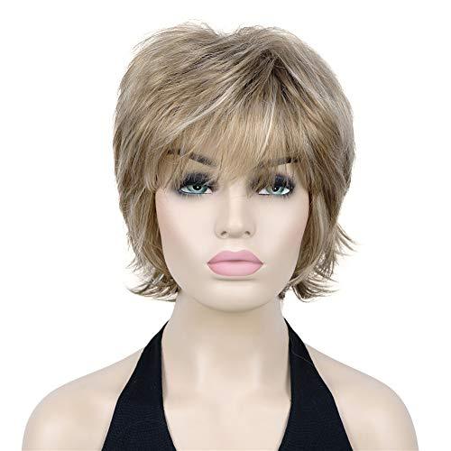 Angie Short Layered Synthetic Wig - Image 45