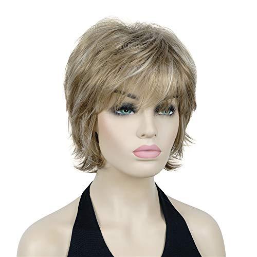 Angie Short Layered Synthetic Wig - Image 46