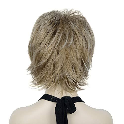 Angie Short Layered Synthetic Wig - Image 47