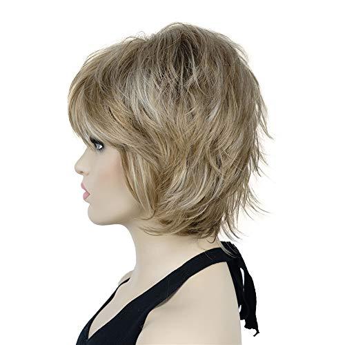 Angie Short Layered Synthetic Wig - Image 48