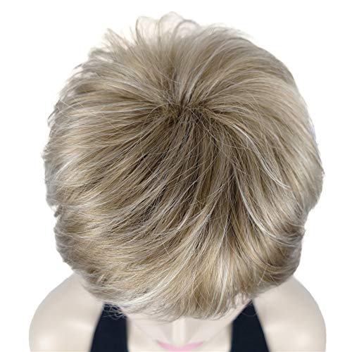 Angie Short Layered Synthetic Wig - Image 50