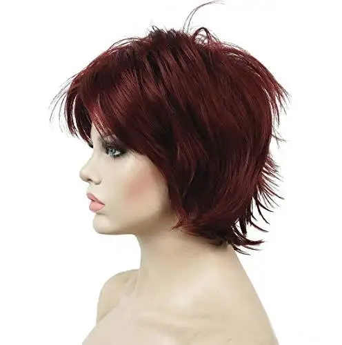 Angie Short Layered Synthetic Wig - Image 7