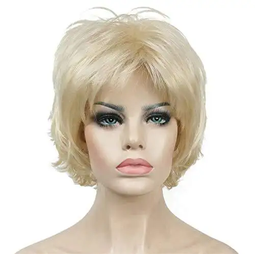 Angie Short Layered Synthetic Wig - Image 9