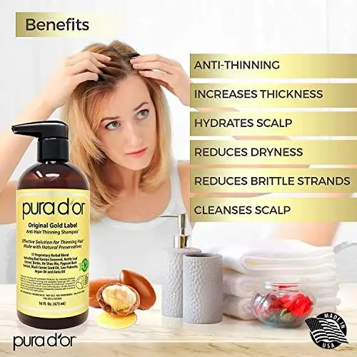 Anti-Thinning Natural Hair Shampoo & Conditioner Set - Image 3
