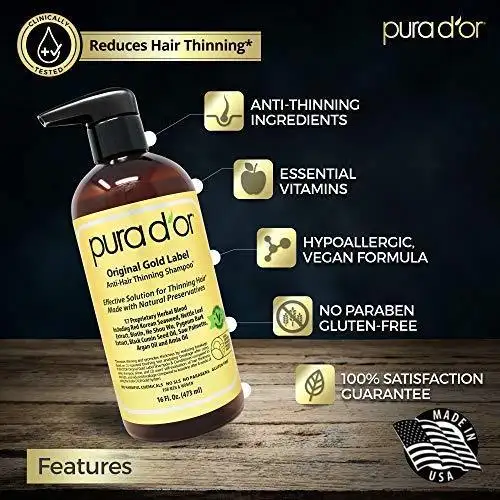 Anti-Thinning Natural Hair Shampoo & Conditioner Set - Image 4