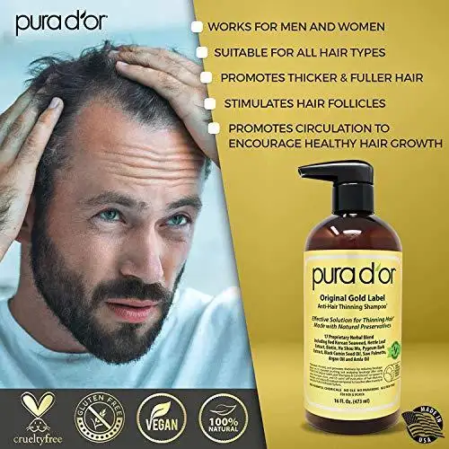 Anti-Thinning Natural Hair Shampoo & Conditioner Set - Image 5