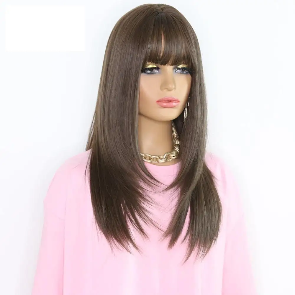 Asia Nicole Layered Straight Wig with bangs - Image 2