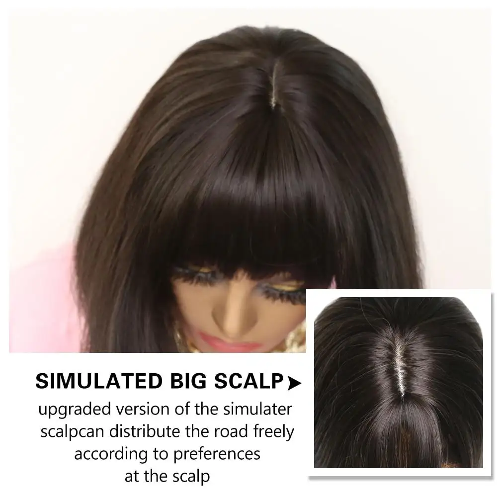 Asia Nicole Layered Straight Wig with bangs - Image 5