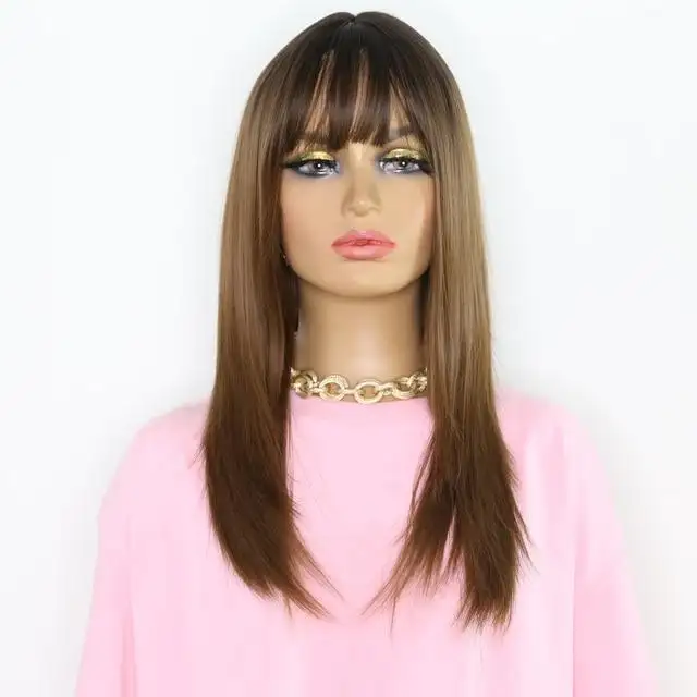 Asia Nicole Layered Straight Wig with bangs - Image 7