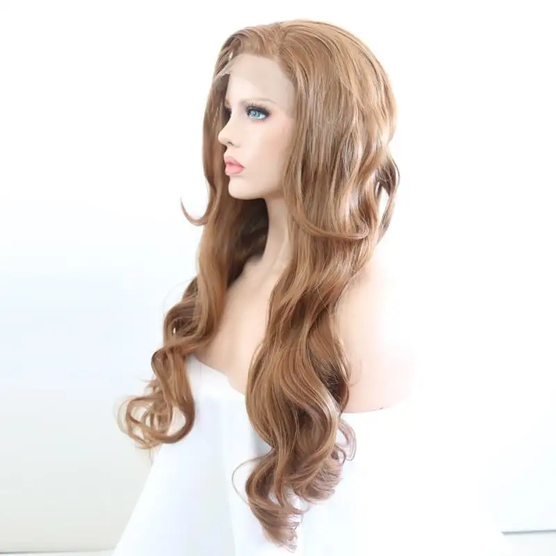 Auburn Ash Blonde Synthetic Lace Front Wig - Image 2