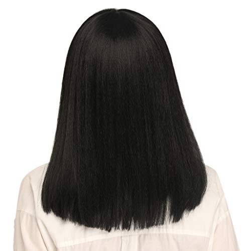 Heat Resistant Synthetic Bob Wig with Bangs - Image 12