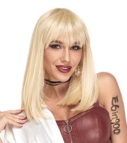 Heat Resistant Synthetic Bob Wig with Bangs - Image 16