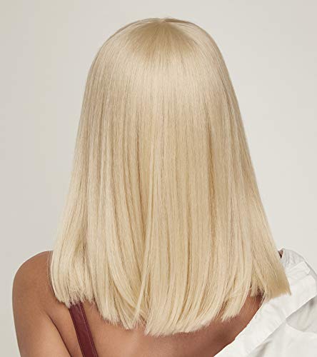 Heat Resistant Synthetic Bob Wig with Bangs - Image 18