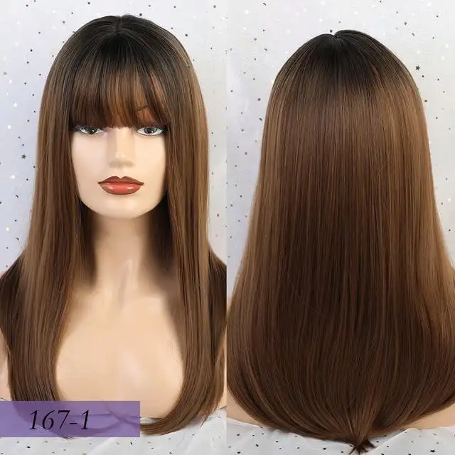 Azriel 22 inch Long Heat Resistant Hair Wig - Image 5