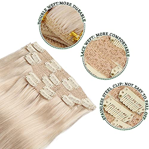 Balayage Clip in Human Hair Extensions 6 Pcs 100 Gram - Image 10