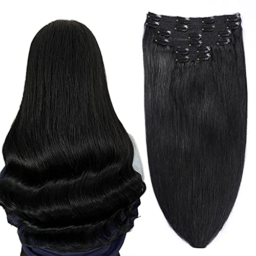 Balayage Clip in Human Hair Extensions 6 Pcs 100 Gram - Image 32