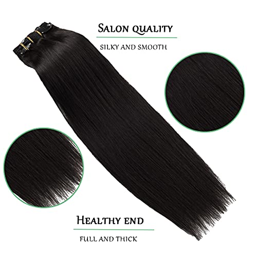 Balayage Clip in Human Hair Extensions 6 Pcs 100 Gram - Image 40