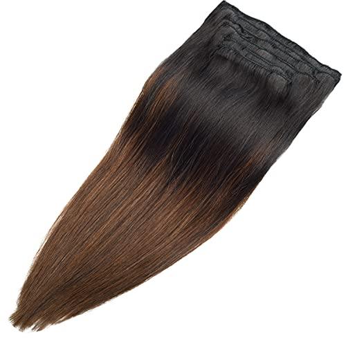 Balayage Clip in Human Hair Extensions 6 Pcs 100 Gram - Image 46