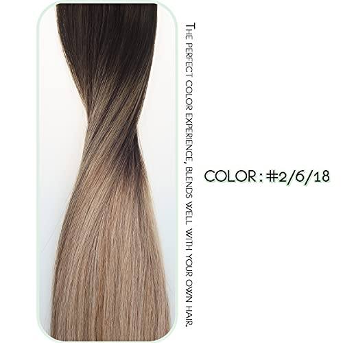 Balayage Clip in Human Hair Extensions 6 Pcs 100 Gram - Image 65