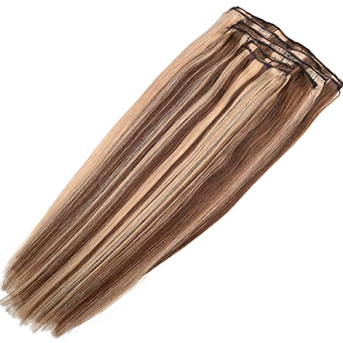 Balayage Clip in Human Hair Extensions 6 Pcs 100 Gram - Image 70