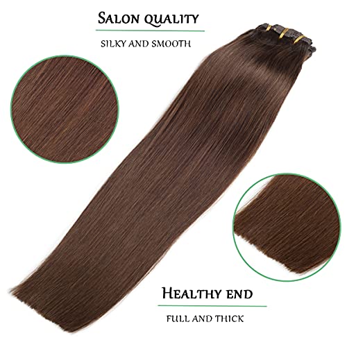 Balayage Clip in Human Hair Extensions 6 Pcs 100 Gram - Image 81