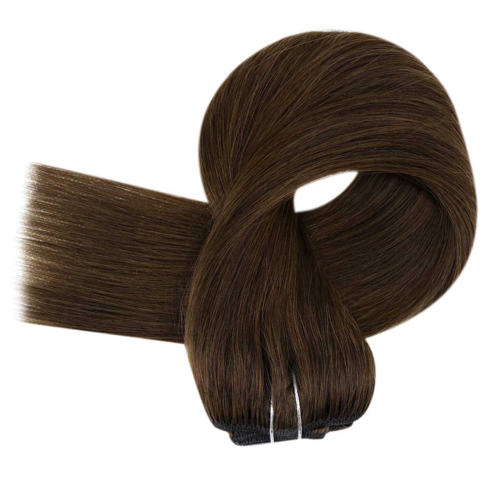 Balayage Clip in Human Hair Extensions Real Human Hair - Image 60