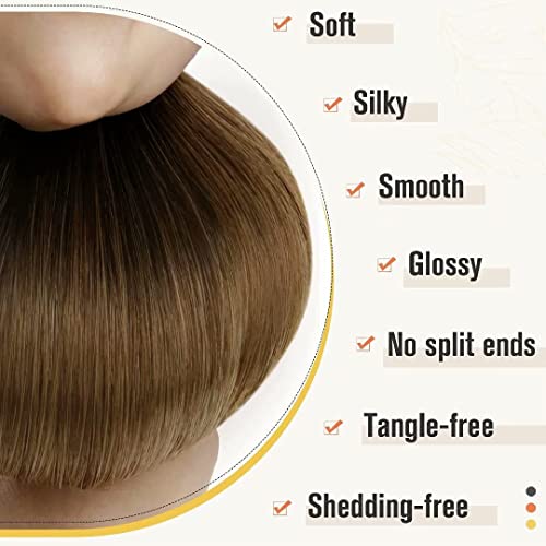 Balayage Nano Ring Human Hair Extensions - Image 10