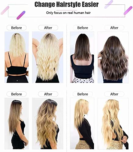 Balayage Nano Ring Human Hair Extensions - Image 12