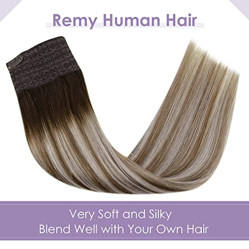 Balayage Nano Ring Human Hair Extensions - Image 124