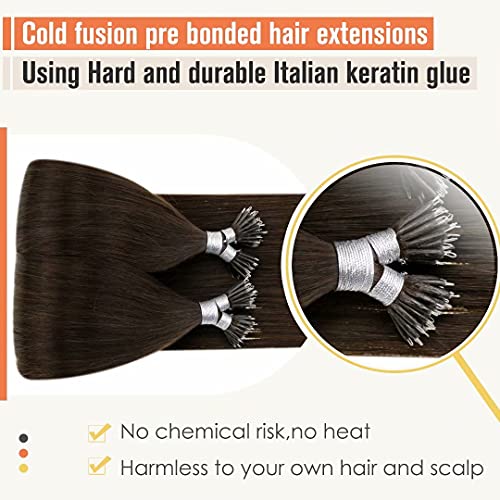 Balayage Nano Ring Human Hair Extensions - Image 21