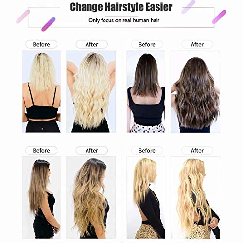 Balayage Nano Ring Human Hair Extensions - Image 26