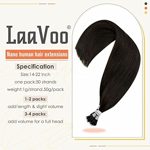 Balayage Nano Ring Human Hair Extensions - Image 41