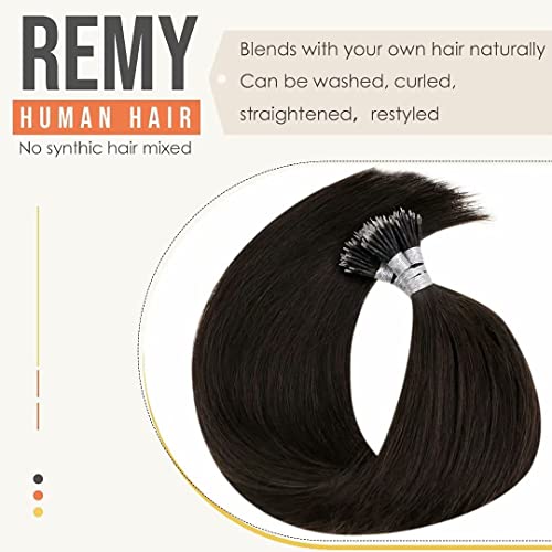 Balayage Nano Ring Human Hair Extensions - Image 44