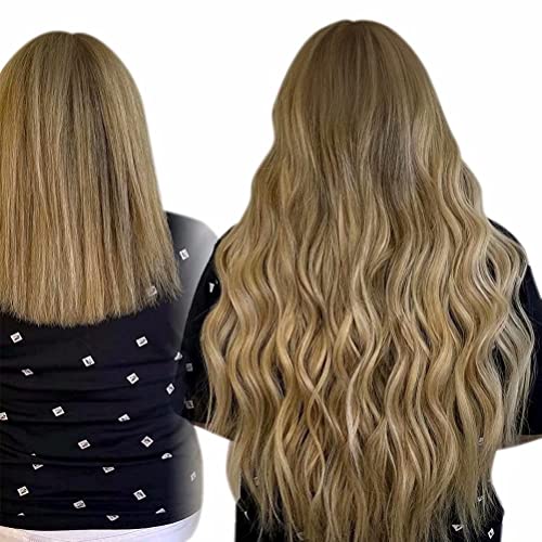 Balayage Nano Ring Human Hair Extensions - Image 57