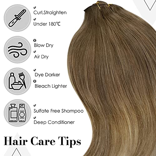 Balayage Nano Ring Human Hair Extensions - Image 60