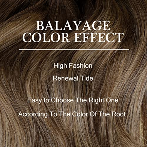 Balayage Nano Ring Human Hair Extensions - Image 64