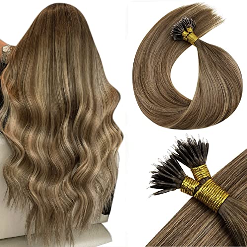 Balayage Nano Ring Human Hair Extensions - Image 66