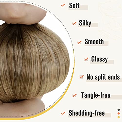 Balayage Nano Ring Human Hair Extensions - Image 71