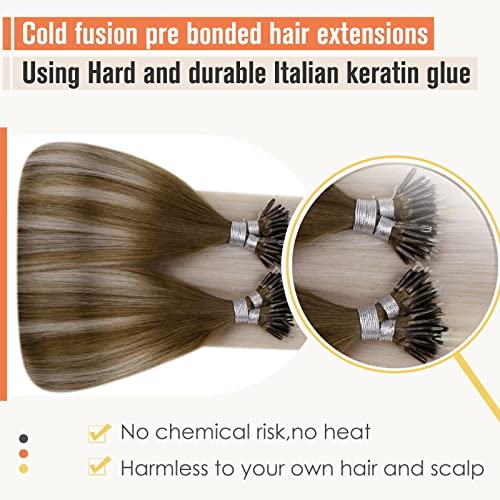 Balayage Nano Ring Human Hair Extensions - Image 87