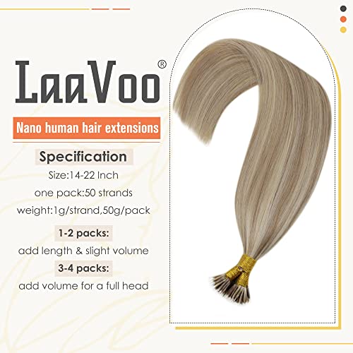 Balayage Nano Ring Human Hair Extensions - Image 97