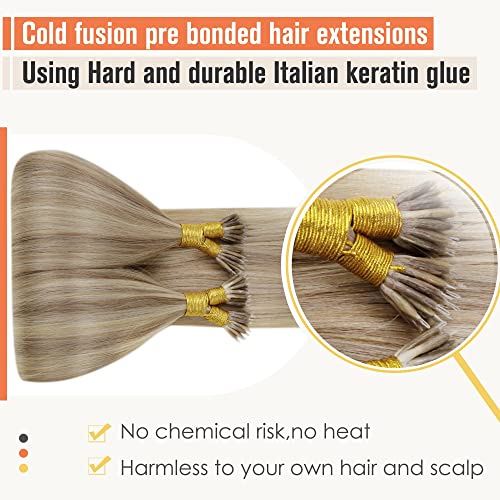 Balayage Nano Ring Human Hair Extensions - Image 98