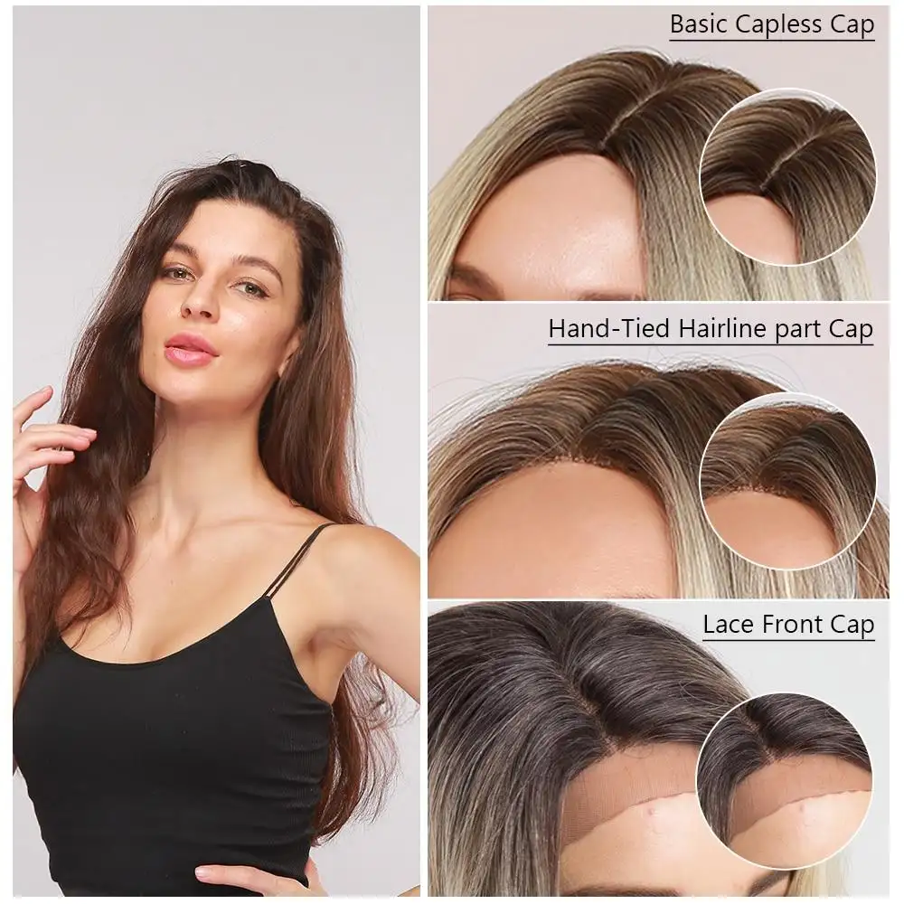 Barbie Brown to Blonde Ombre Hairline Part Lace Wig - Image 5
