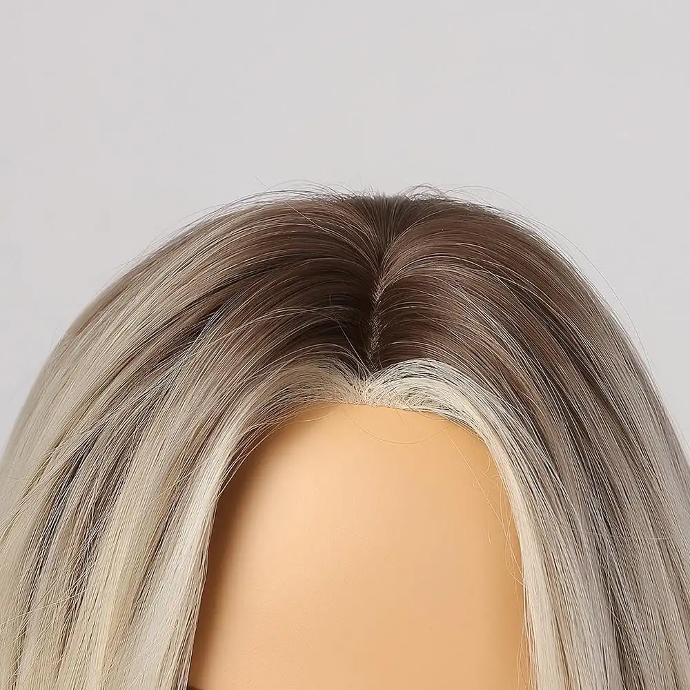 Barbie Brown to Blonde Ombre Hairline Part Lace Wig - Image 6