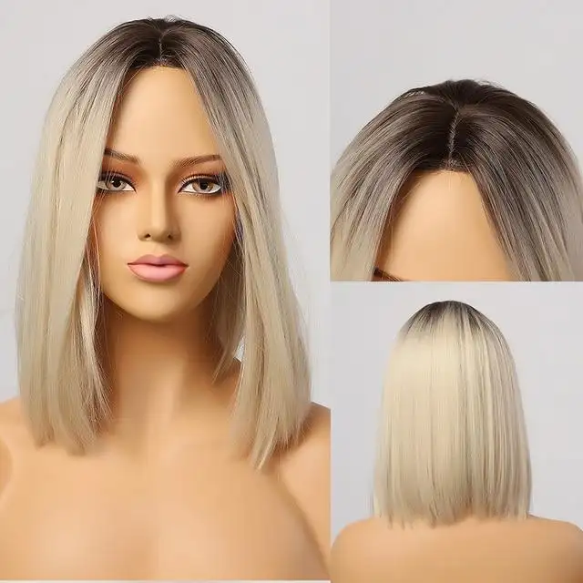 Barbie Brown to Blonde Ombre Hairline Part Lace Wig - Image 8
