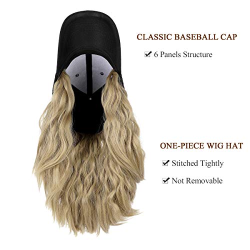 Baseball Cap Hair with 14 Inch Wavy Hair - Image 12