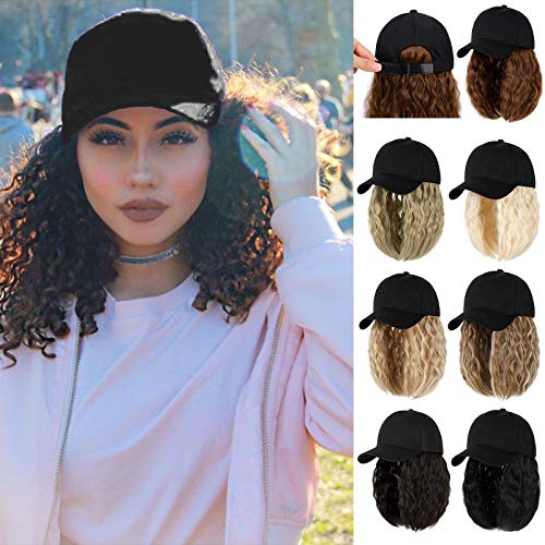 Baseball Cap Hair with 14 Inch Wavy Hair - Image 13