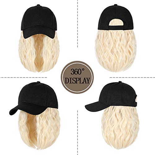 Baseball Cap Hair with 14 Inch Wavy Hair - Image 14