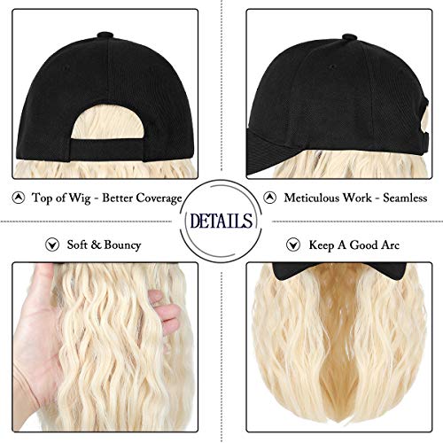 Baseball Cap Hair with 14 Inch Wavy Hair - Image 15
